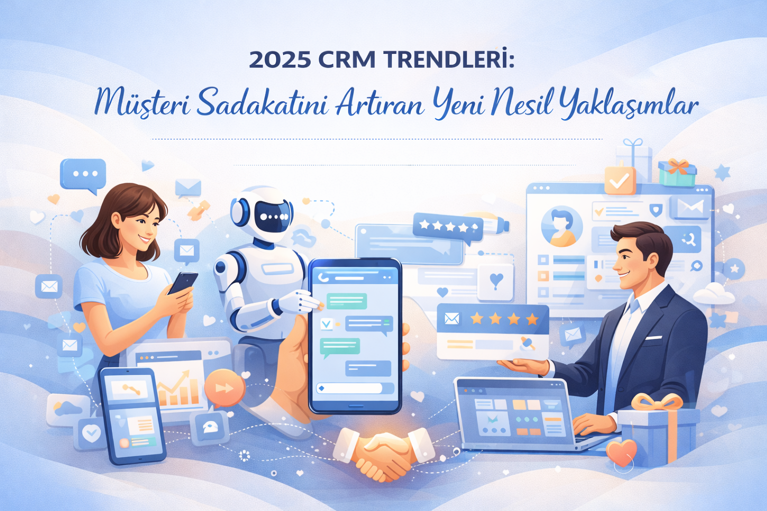 2025 CRM Trendleri: Müşteri Sadakatini Artıran Yeni Nesil Yaklaşımlar